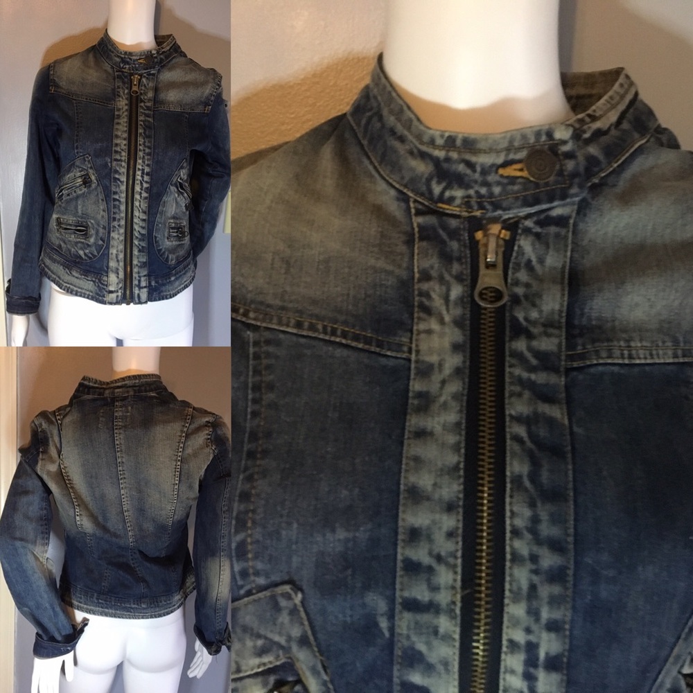 Dollhouse Denim Jacket Size M
